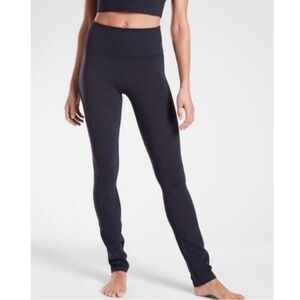 Athleta Rib Skinny Leg Pant in Black Size XXS
